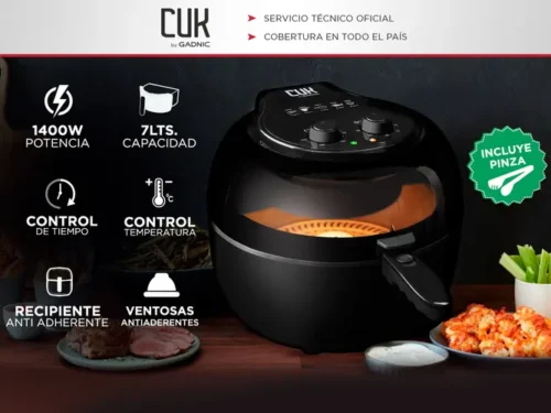 Freidora de Aire Gadnic F70 Sin Aceite 7 Litros 1400w - Image 8